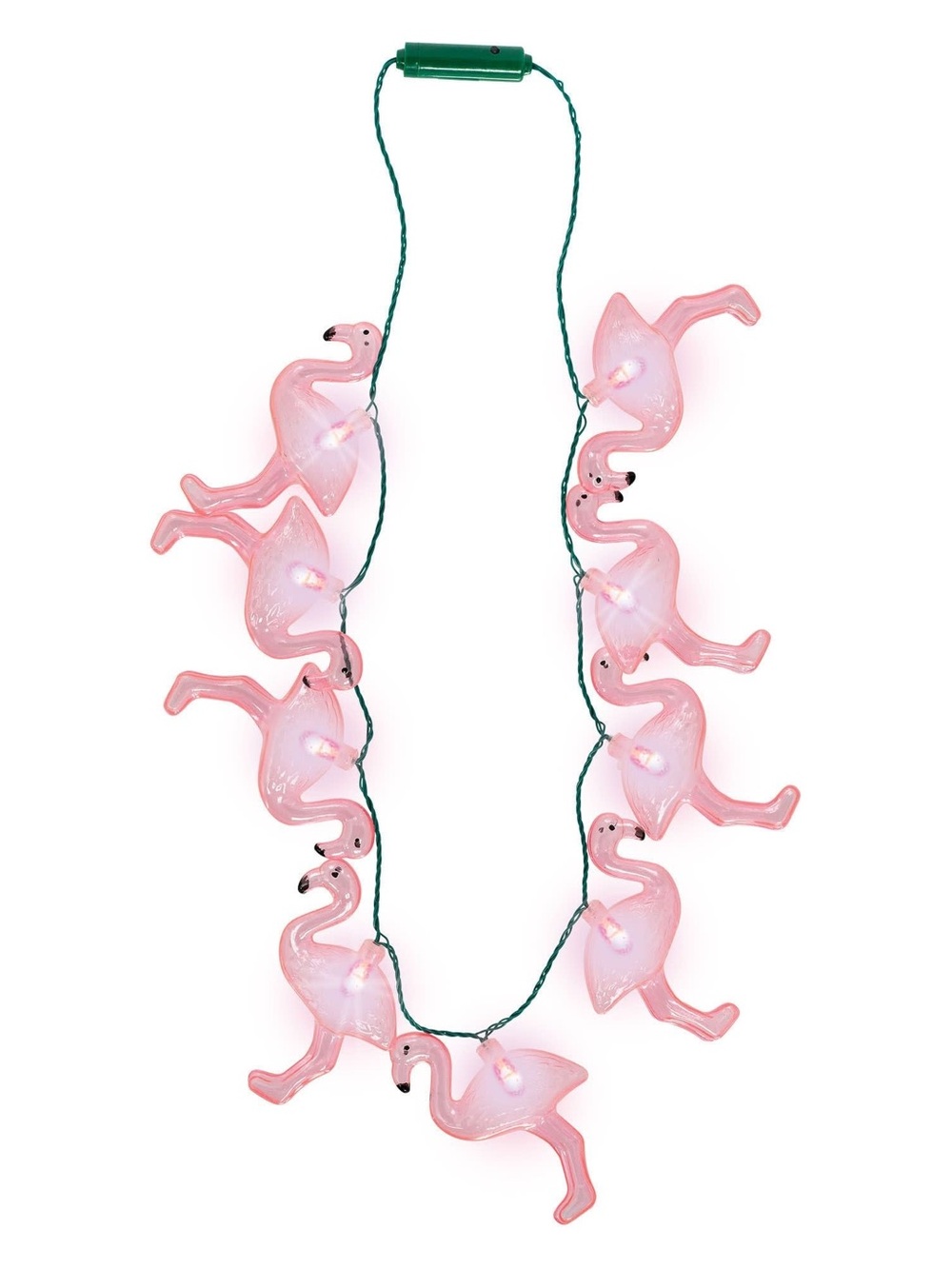Jumbo Light-Up Flamingo Necklace NIP